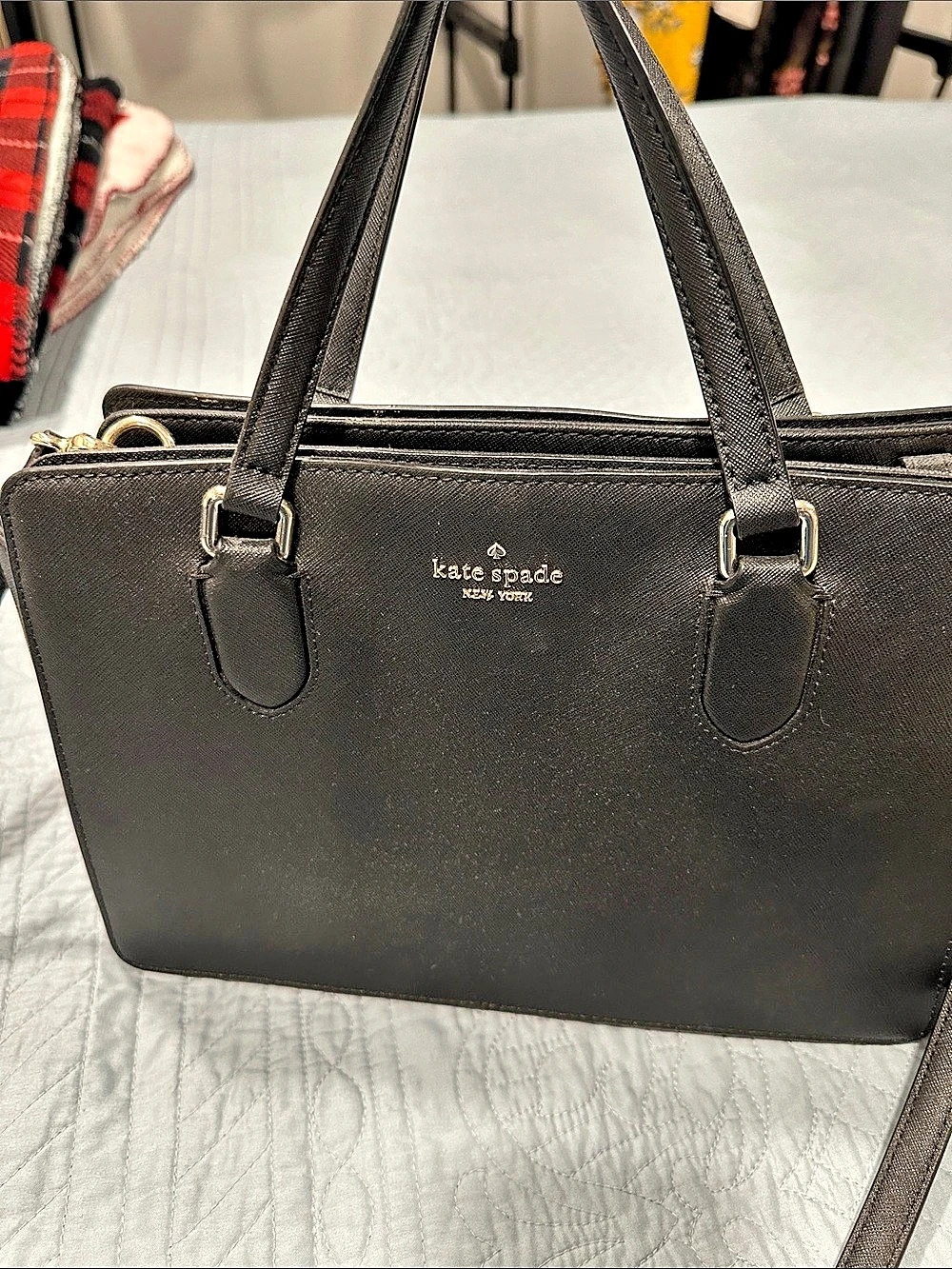 Kate Spade Madison Saffiano East West Leather Large Laptop Tote